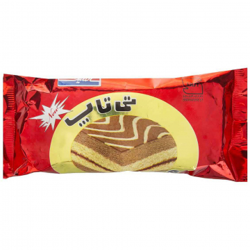 کیک کرم دار وانیلی کاکائویی تی تاپ سالمین 50 گرمی
